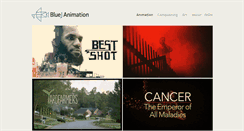 Desktop Screenshot of bluejanimation.com